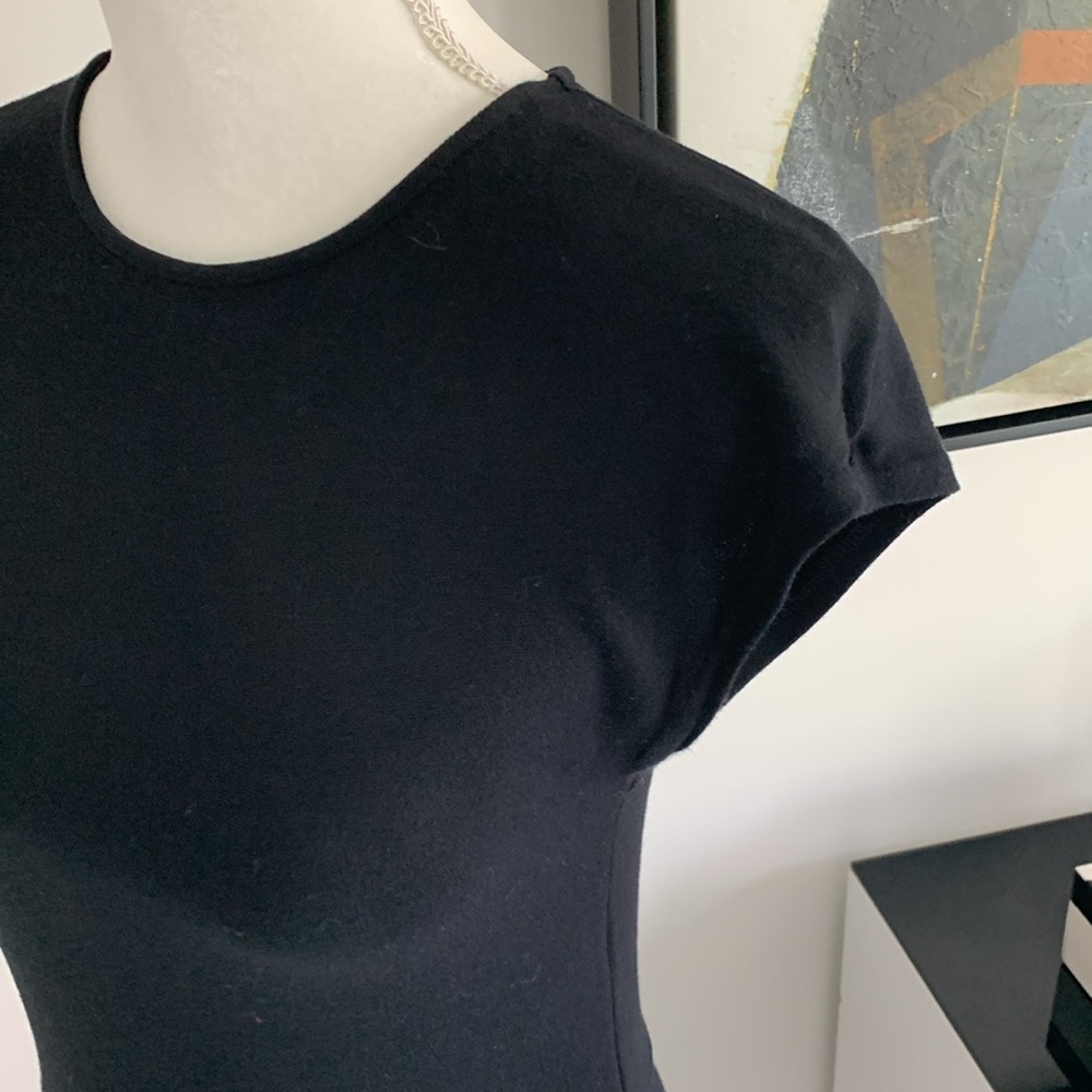 Vince black knit sleeveless midi dress - size M - Picture 5 of 5